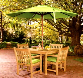 Wooden Patio Dining Set